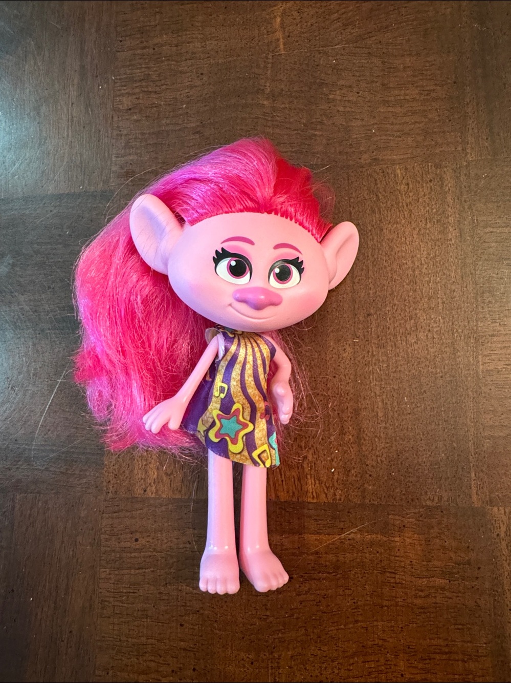 Dreamworks Trolls World Tour Glam Poppy Fashion Doll Purple Dress